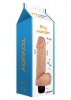 Wibrator jak prawdziwy penis z jądrami 20 cm